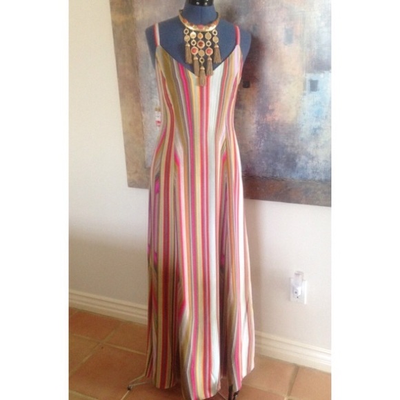 🌹🌹A List Threads HPStunning Rachel Roy Third Dimension Maxi - Picture 2 of 7